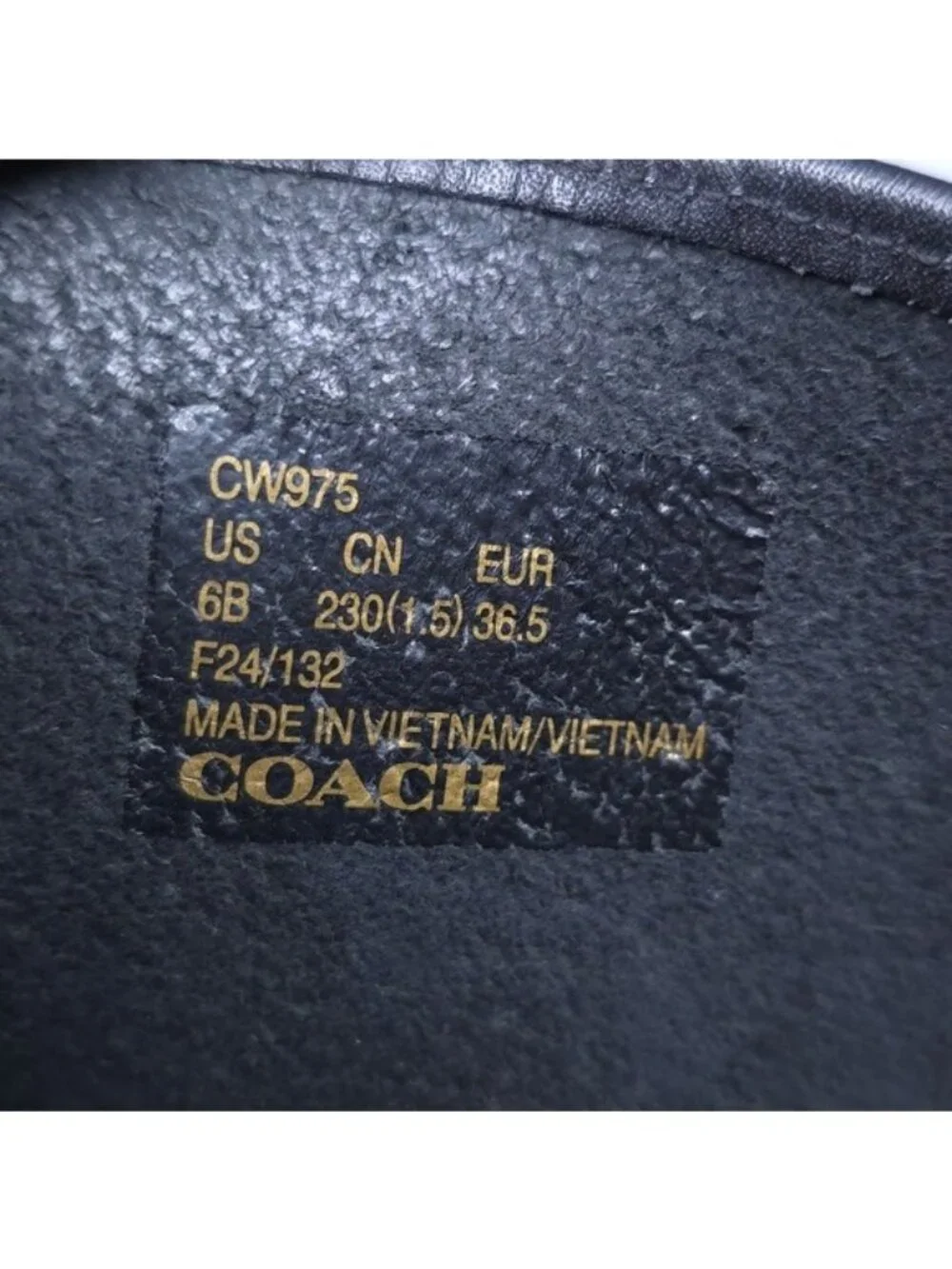 New COACH Daria Black Leather Moto Ankle Boots - Picture 8 of 9